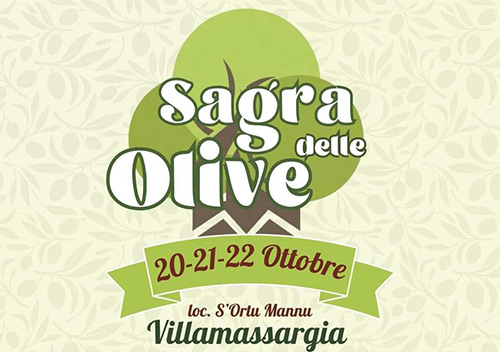 locandina Sagra delle Olive a Villamassargia - Sud Ovest Sardegna