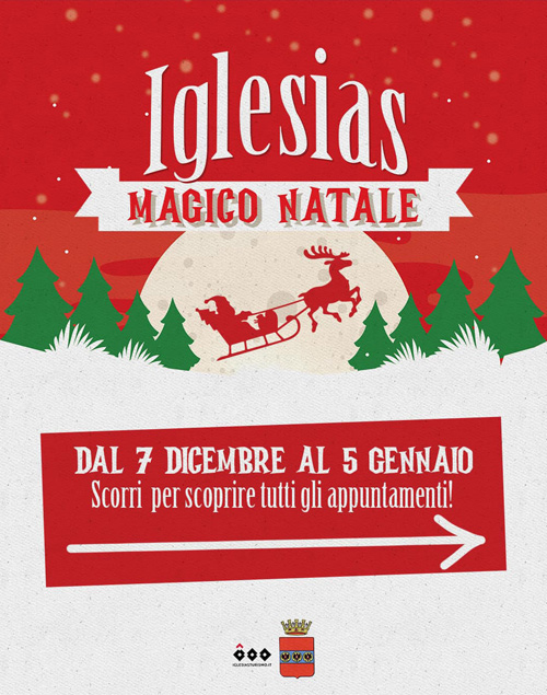 locandina dell'evento Iglesias Magico Natale nel sud ovest Sardegna
