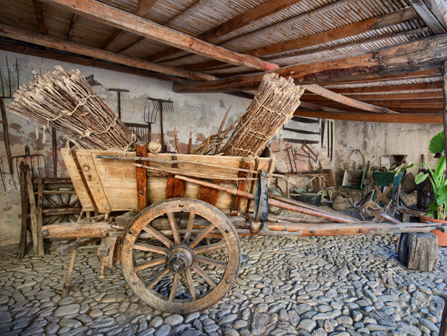 scorcio del Museo Etnografico "Sa Domu Antiga" di Santadi nel sud ovest Sardegna